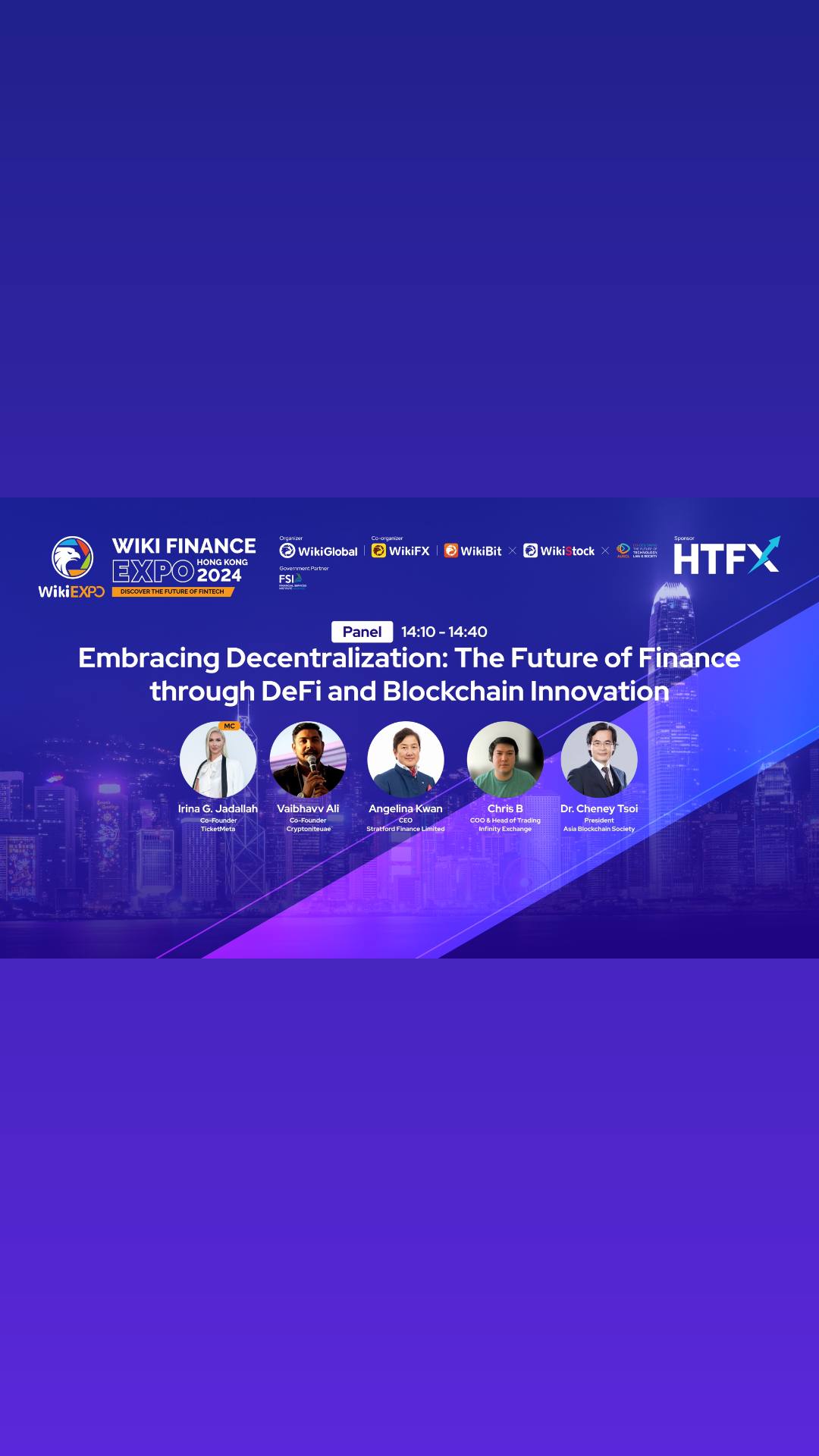 Irina Jad at conference